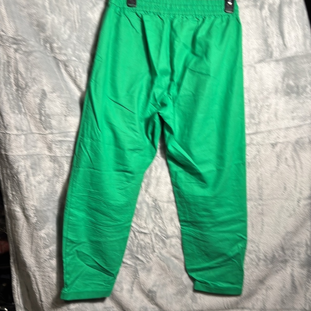 J.Crew pants women’s‎ NWT 4 green cotton linen blend lightweight capri pull on - Picture 6 of 9